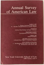 Annual Survey of American Law 1986 Issue 4