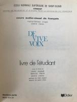De vive voix leçons 12 à 21 livre de l'élève (フランス語版) ハードカバー