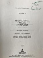 International Private Investment (Volume 2)  (英語版) (International Economic Law)