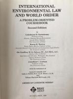 International Environmental Law and World Order: A Problem-Oriented Coursebook (英語版)　ハードカバー