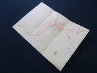 【古地図】日本統治時代 京城（現ソウル）京城附近 路線図 観光協会指定 古地図（旅館料金表付き）
