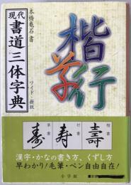現代書道三体字典 : ワイド