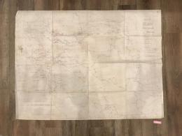 【古地図】イラン分布図 "Distribution Map of IRAN" 英文表記 スケール1/2,000,000 布地図（英語表記・配布用資料）