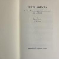 Septuaginta：id est Vetus Testamentum gaece iuxta Lxx interpretes 全2冊揃