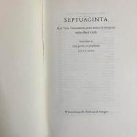 Septuaginta：id est Vetus Testamentum gaece iuxta Lxx interpretes 全2冊揃