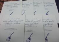 楽譜/マンドリン・アンサンブル・クラシック名曲選 1 フルセット/竹内郁子編集/原田甫/たかしまあきひこ/パート譜7冊セット/