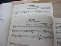 楽譜/マンドリン/5冊セット/ジョヴァンニ・フランチェスコ・ジュリアーニ Quatetto/ヨハン・ネポムク・フンメル　Sonate/ヨハン・ネポムク・フンメル　Concerto　ピアノ譜＋マンドリン譜//ハンス・ガル Divertimento　ピアノ譜＋マンドリン譜/Francesco G Giuliani　Quartetto（La maggiore) リュート譜＋マンドリン譜/