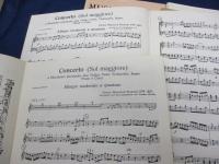 楽譜/マンドリン/5冊セット/ジョヴァンニ・フランチェスコ・ジュリアーニ Quatetto/ヨハン・ネポムク・フンメル　Sonate/ヨハン・ネポムク・フンメル　Concerto　ピアノ譜＋マンドリン譜//ハンス・ガル Divertimento　ピアノ譜＋マンドリン譜/Francesco G Giuliani　Quartetto（La maggiore) リュート譜＋マンドリン譜/