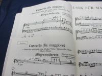 楽譜/マンドリン/2冊セット/Giovanni Hoffmann/Concerto(Re maggiore)マンドリンパート譜付き/
 Quartetto(Fa maggiore)リュート・ヴァイオリン・ヴィオラ　パート譜付き/
