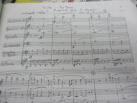 楽譜/マンドリン譜/中野二郎先生　遺作楽譜/E.ジュディーチ作曲/三楽章の組曲/パート譜付き