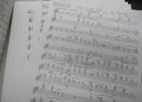 楽譜/マンドリン譜/中野二郎先生　遺作楽譜/E.ジュディーチ作曲/三楽章の組曲/パート譜付き