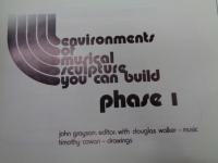 音楽書/英文/音楽彫刻/Environments of musical sculpture you can build