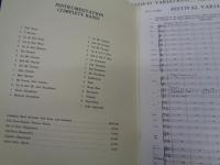 吹奏楽 楽譜/クロード トーマス スミス/フェスティヴァル ヴァリエーションズ/フルスコア＋パート譜（一部欠け有。）すべて学校印有/FESTIVAL VARIATIONS For Concert Band 