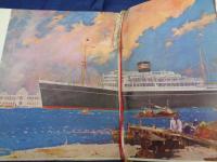 日本郵船パンフ/欧州航路　新造船/新田丸・八幡丸・春日丸/大きさ縦約29cm×横約29cm/