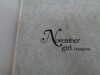 洋書/サム・ハスキンス　写真集/November girl