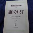 輸入楽譜/ヴォーカル譜/モーツァルト/コジ・ファン・トゥッテ KV588/Mozart/Cosi fan tutte/大きさ縦約27cm×横約19cm/PETERS/362P