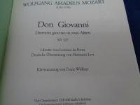 輸入楽譜/ヴォーカル譜/モーツァルト/ドン・ジョヴァンニ KV527/Mozart/Don giovanni
大きさ縦約27cm×横約19cm/PETERS/283P