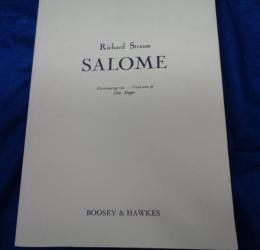 輸入楽譜/ヴォーカル譜/R.シュトラウス/楽劇「サロメ」/op.54/R.STRAUSS/SALOME/Boosey&Hawkes/203P/大きさ約縦31cm×23cm