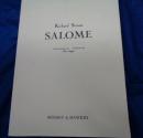 輸入楽譜/ヴォーカル譜/R.シュトラウス/楽劇「サロメ」/op.54/R.STRAUSS/SALOME/Boosey&Hawkes/203P/大きさ約縦31cm×23cm