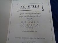 輸入楽譜/ヴォーカル譜/R.シュトラウス/アラベラ　Op.79/R.STRAUSS/ARABELLA/Boosey&Hawkes/365P/大きさ約縦31cm×23cm
