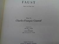 輸入楽譜/ヴォーカル譜/シャルル　グノー/ファウスト/GOUNAD/FAUST/SCHIRMER/323P/大きさ約縦28cm×横約19cm
