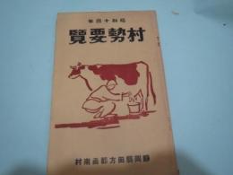 昭和十四年　村勢要覧　静岡県田方郡函南村