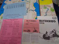 ボードゲーム/アバロンヒル/電撃作戦 Blitzkrieg/ユニット数未確認/日本語説明書付き