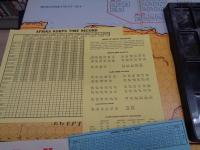 ボードゲーム/アバロンヒル/ロンメル・アフリカ軍団 英語版 (Afrika Korps)/★英語版です。日本語説明書はありません。★/カウンターシート未切断/マップ他揃

