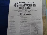 英文 雑誌　切りぬき/ボードゲーム/タンネンベルクの戦い/
スタンダード　ルール冊子＋未切断ユニット＋MAPのみ/
GREAT WAR IN THE WEST/Caporetto,The Brusilov Offensive,Serbia/Galicia,Von Hindenburg in Porland and Tannenberg/STANDARD RULES/