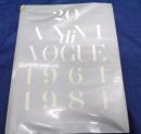 洋書/ヴォーグの20年 写真集/20 Anni Di Vogue 1964-1984/シミ、汚れ大有/
