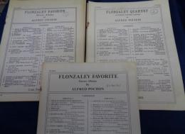 弦楽譜/各パート譜のみ/アルフレッド・ポーション 編曲/Flonzaley favorite encore albums/アルバム1-3迄の各パート譜のみです。アルバム４はありません。/1st VIOLIN/2st VIOLIN/VIOLA/CELLO/のパート譜のみです/ Alfred Pochon
/大きさ縦約30cm×横約23cm/CARL FISCHER/12冊セット
各４つのパート譜のみです。（総譜はありません。）