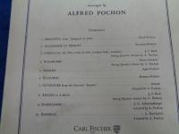 弦楽譜/各パート譜のみ/アルフレッド・ポーション 編曲/CHAMBER MUSIC  ALBUM/各パート譜のみです。/1st VIOLIN/2st VIOLIN/VIOLA/CELLO/のパート譜のみです/ Alfred Pochon
/大きさ縦約30cm×横約23cm/CARL FISCHER/4冊セット
