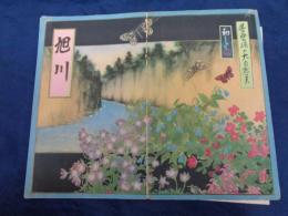 鳥瞰図/旭川市を中心とせる名所交通鳥瞰図/吉田初三郎　画/昭和5年