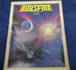 英語版/ボードゲーム/ゴッドファイア Godsfire/日本語解説書はありません。/ユニット未切断/チャート表欠。