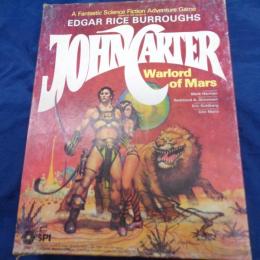 ボードゲーム/英語版/火星の大元帥カーター /John Carter. Warlord of Mars/SPI/日本語訳はありません。/
ユニット（一部シートより外れています。）・カード共に未切断/6面ダイス　欠/他付表とも揃