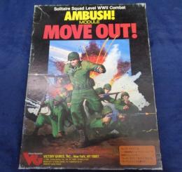 ボードゲーム/Victory Games/アンブッシュ! ムーヴ・アウト! 日本語版 (AMBUSH! MOVE OUT!)
/キャラクター　車両カード　1枚欠。