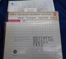 ESHKOL AND WACHMANN /MOVEMENT NOTATION/MOVING WRITING READING/MOVEMENT NOTATION SURVEY 1973/3冊セット
