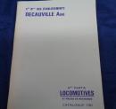 洋書/仏文/ドコービル社　蒸気機関車の変遷/DECAUVILLE AINE/LOCOMOTIVES ET PIECES DE RECHAGE/
