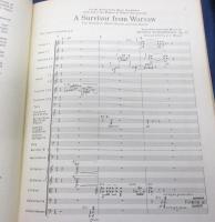 輸入楽譜/オーケストラ譜/シェーンベルク/ワルシャワの生き残り Op. 46/ A SURVIVOR FROM WARSAW/
/SCHOENBERG/BOELKE-BOMART/大きさ縦約31cm×横約23cm/23P/
