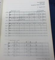 輸入楽譜/オーケストラ譜/ヒンデミット/画家マティス/Mathis der Maler/Hindemith/SCHOTT/
/大きさ縦約26cm×横約18cm/100P/

