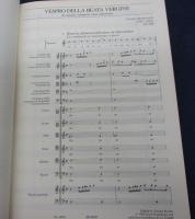 輸入楽譜/ピアノ⁺ヴォーカル譜/モンテヴェルディ/聖母マリアの夕べの祈り/VESPRO DELLA BEATA VERGINE/MONTEVERDI/
EULENBURG/大きさ縦約26cm×横約19cm/253P/新原典版