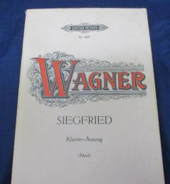 輸入楽譜/ヴォーカル譜/ワーグナー/ジークフリート/WAGNER/SIEGFRIED/
/PETERS/大きさ縦約26cm×横約19cm/354P/