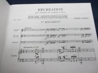 輸入楽譜/金管三重奏+ピアノ/ピエール・ガベーユ/レクリエーション/Pierre Gabaye/Recreation/
LEDUC/大きさ縦約31cm×横約23cm/33P/各パート譜各6P/
