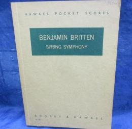 輸入楽譜/ポケットスコア/オーケストラ譜/ベンジャミン・ブリテン/春の交響曲/BENJAMIN BRITTEN/SPRING SYMPHONY/
春の交響曲/HAWKES POCKET SCORES No.66/大きさ縦約30cm×横約21cm/126P/
