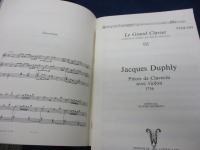 輸入楽譜/鍵盤楽譜/ジャック・デュフリ/クラヴサン小品集 ヴァイオリンとともに (1756)/Jacques Duphly/
Pieces de Clavecin avec violin/EDITIONS DE L'OISEAU-LYRE/大きさ縦約32cm×横約24cm/53P/ヴァイオリンパート譜付き/
