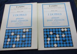 輸入楽譜/鍵盤楽譜/ジャック・デュフリ/クラヴサン小品集 全2巻揃/
Jacques Duphly/Pieces pour Clavecin /HEUGEL/
/大きさ縦約30cm×横約23cm
