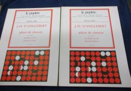 輸入楽譜/鍵盤楽譜/ジャン＝アンリ・ダングルベール/クラヴサン小品集 全2巻揃/
Jean-Henri D'Anglebert/Pieces de Clavecin /HEUGEL/
/大きさ縦約30cm×横約23cm
