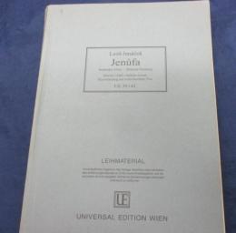 輸入楽譜/ヴォーカル譜/レオシュ・ヤナーチェク/イェヌーファ/Leos Janacek/jenufa/
UNIVERSAL EDITION/大きさ縦約30cm×横約21cm/287P/
