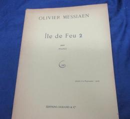 輸入楽譜/ピアノ譜/オリヴィエ・メシアン/火の鳥　第2巻/Olivier　Messiaen/lie de Feu/
UNIVERSAL EDITION/大きさ縦約30cm×横約23cm/
