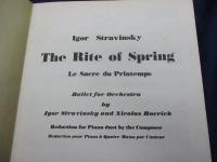 輸入楽譜/ピアノ譜 連弾/ストラヴィンスキー/春の祭典/stravinsky/the rite of spring/boosey&hawks/大きさ縦約30cm×横約23cm/83P/